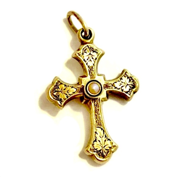 14k Cross Pendant SALE - Picture 5 of 7